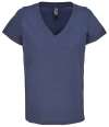 04766 Lds Regent V SOL'S Ladies Regent V Neck T-Shirt French Navy colour image